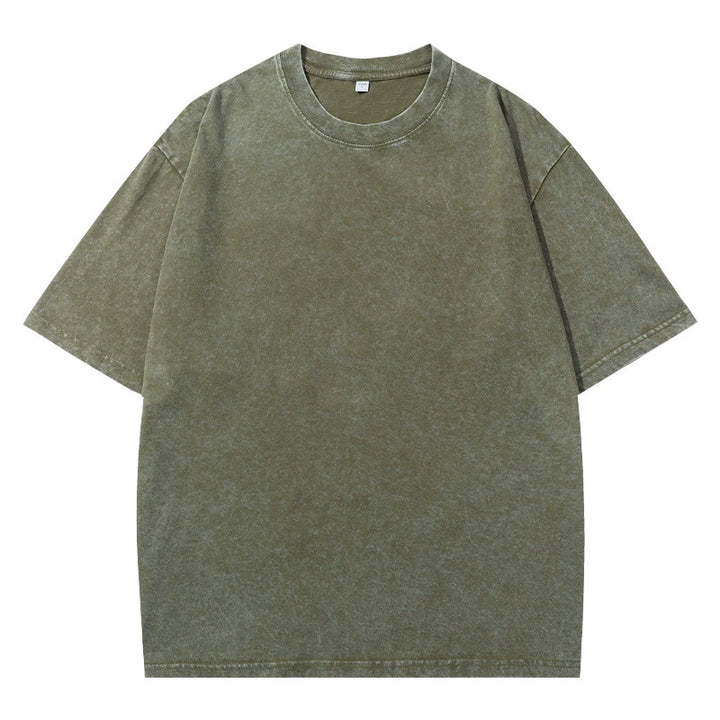 Vintage Washed Solid T-Shirt