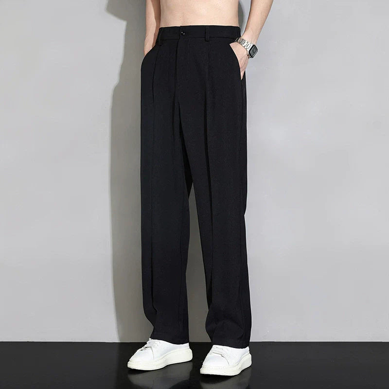 Men’s Elegant Pleated Dress Pant