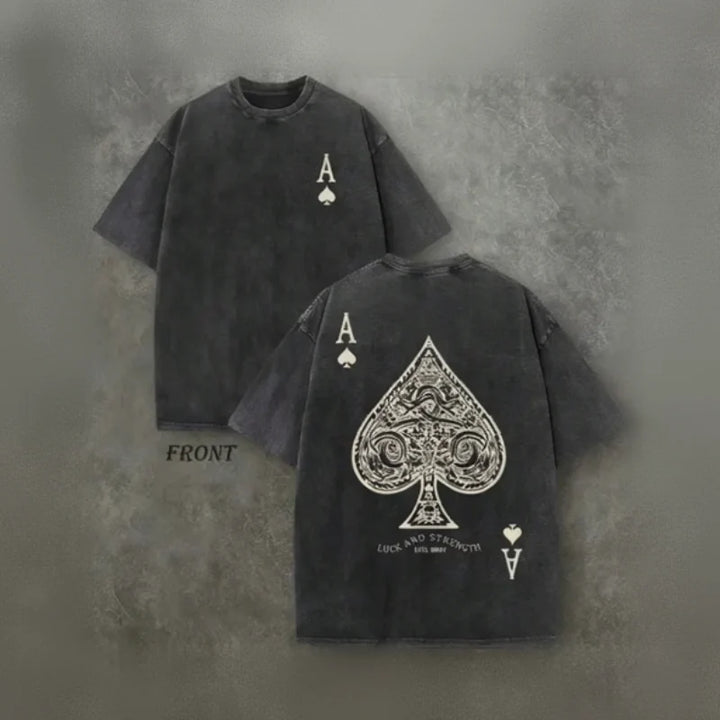 Ace of Spades Vintage Washed T-Shirt
