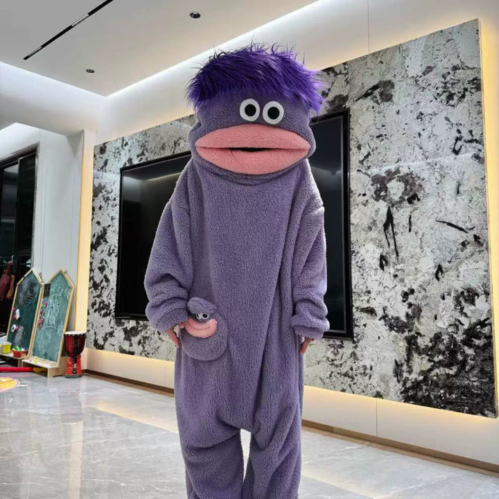 Funny Fuzzy Monster Pajama Set