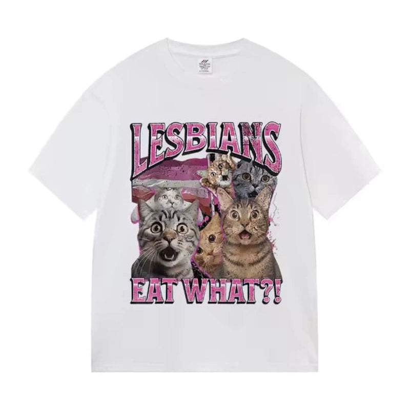 Funny Cat Graphic T-Shirt