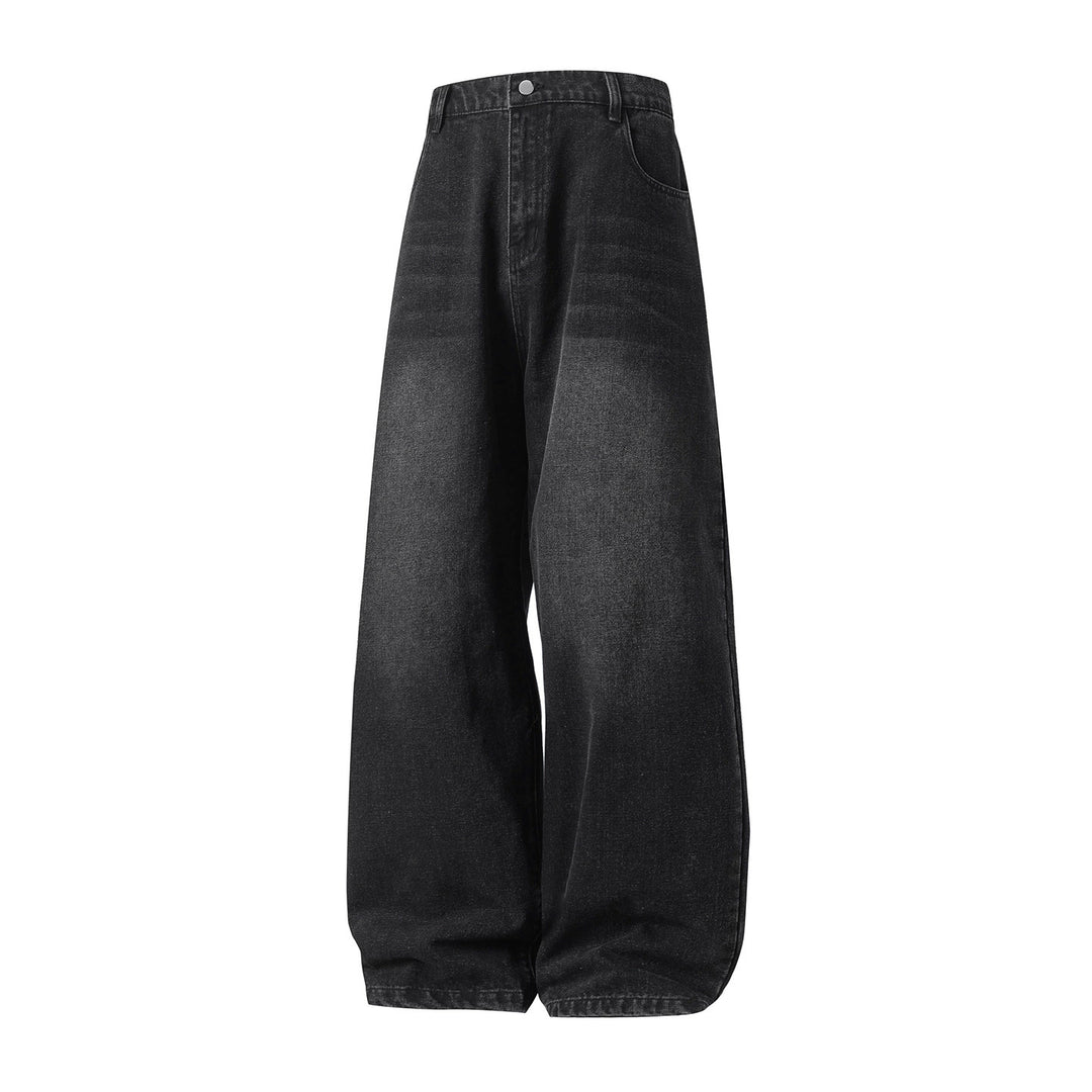 Vintage Curved-Leg Barrel Jeans