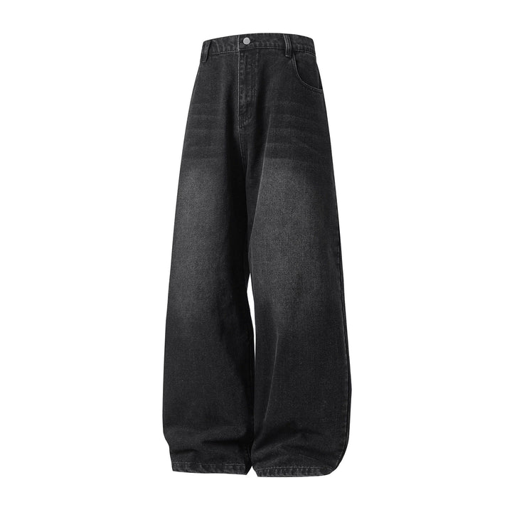 Vintage Curved-Leg Barrel Jeans