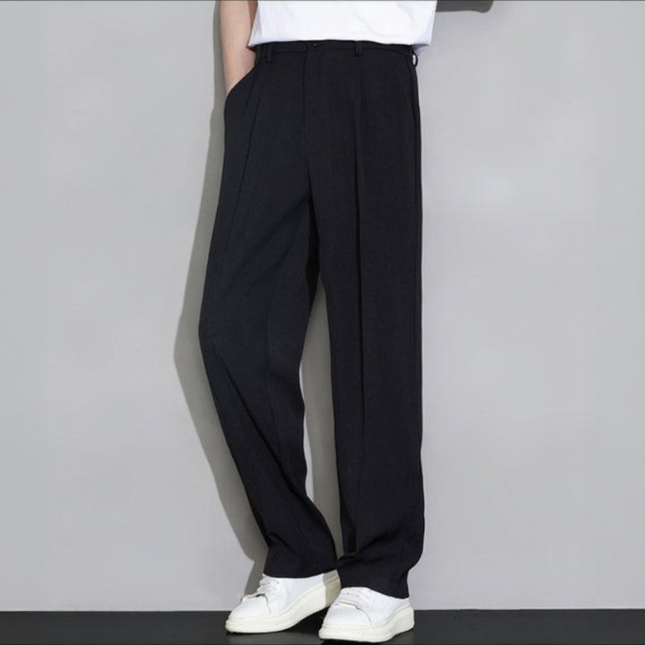 Men’s Elegant Pleated Dress Pant