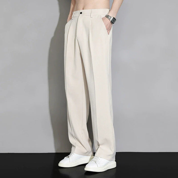Men’s Elegant Pleated Dress Pant