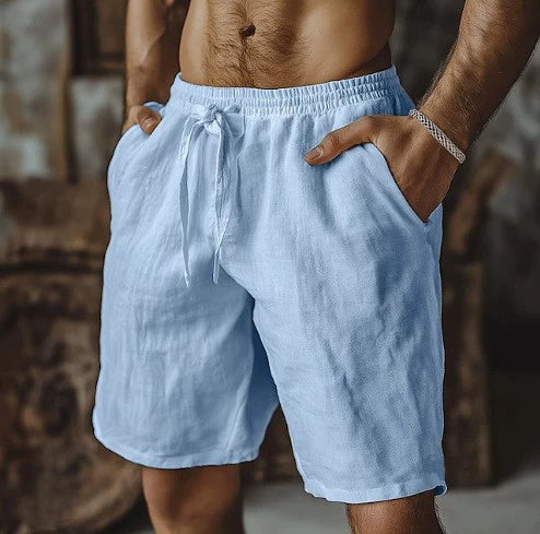 Linen Blend Summer Shorts