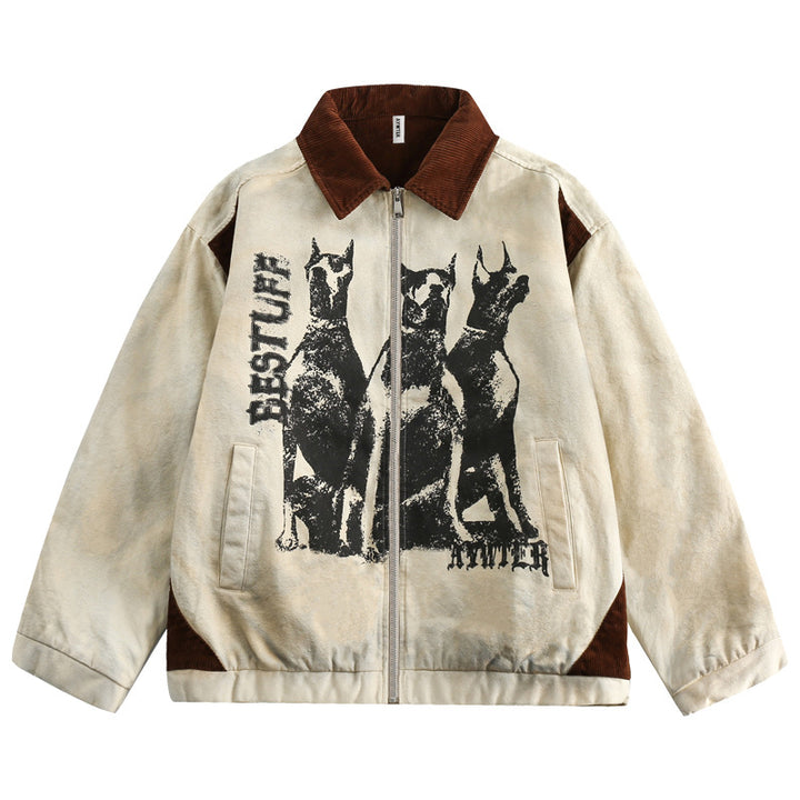 Vintage Doberman Graphic Jacket