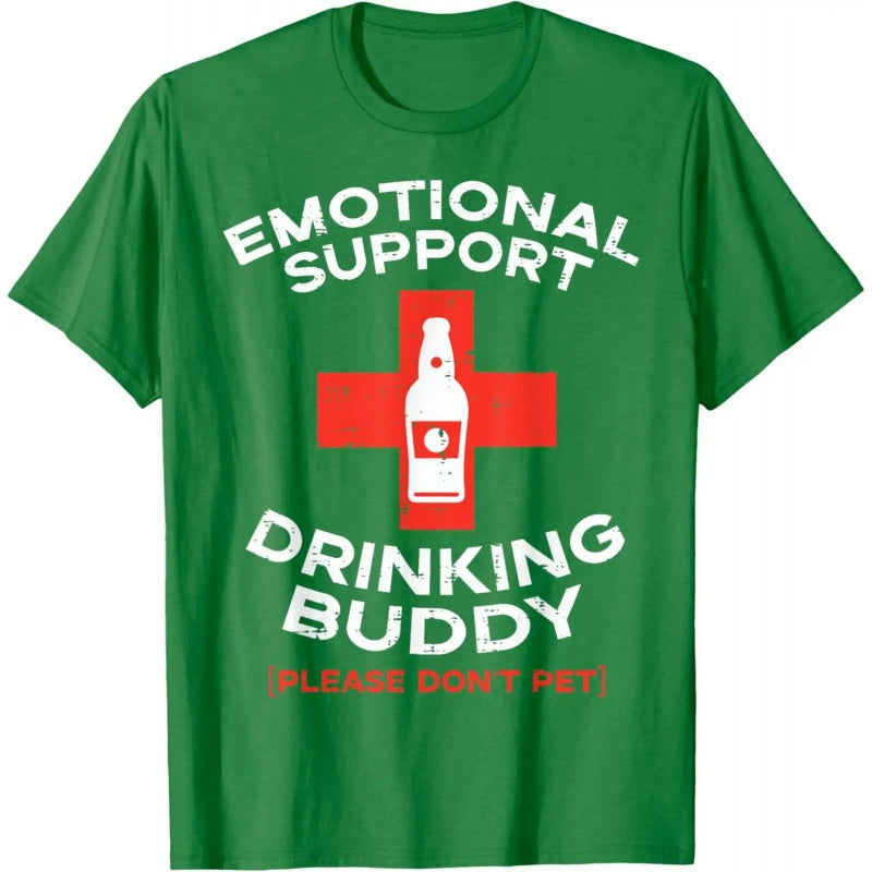 Funny Drinking Buddy Graphic T-Shirt
