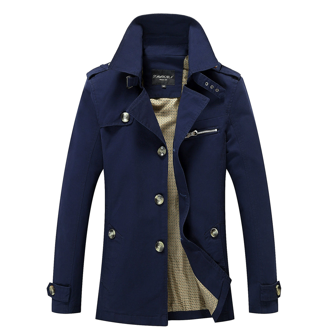 Military-Inspired Trench Coat