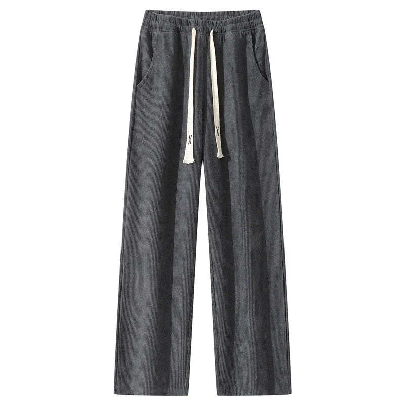 Men’s Relaxed Corduroy Wide-Leg Pants