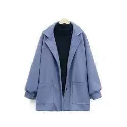 Oversized Single-Breasted Trench Coat