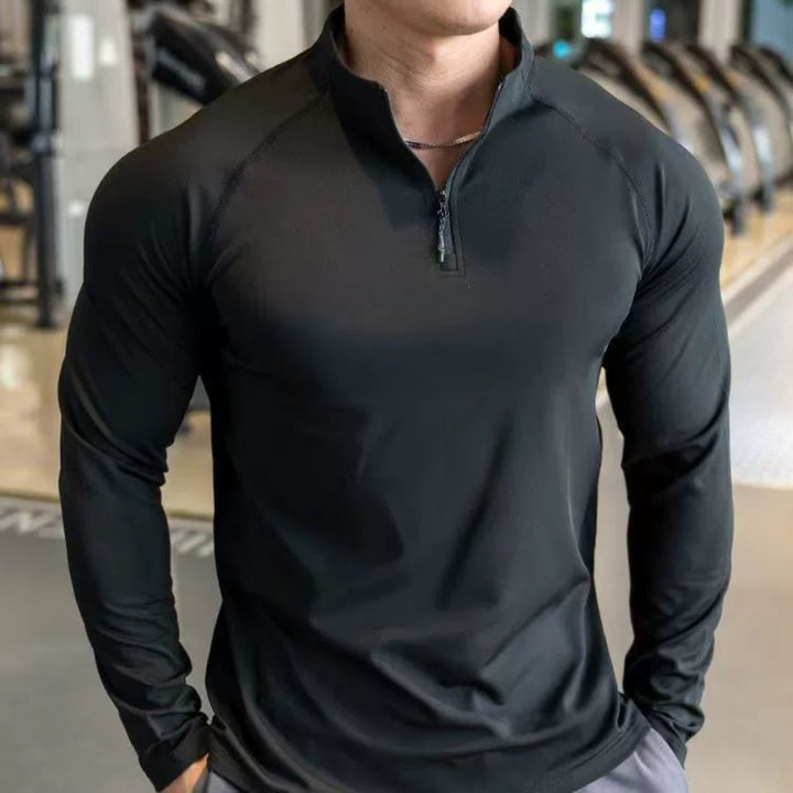 Quarter-Zip Compression Training Shirt