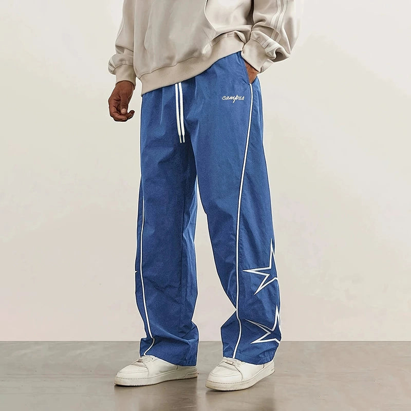 Reflective Star Track Pants