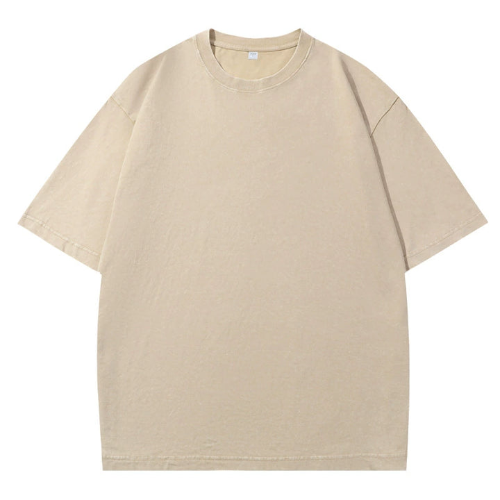 Vintage Washed Solid T-Shirt