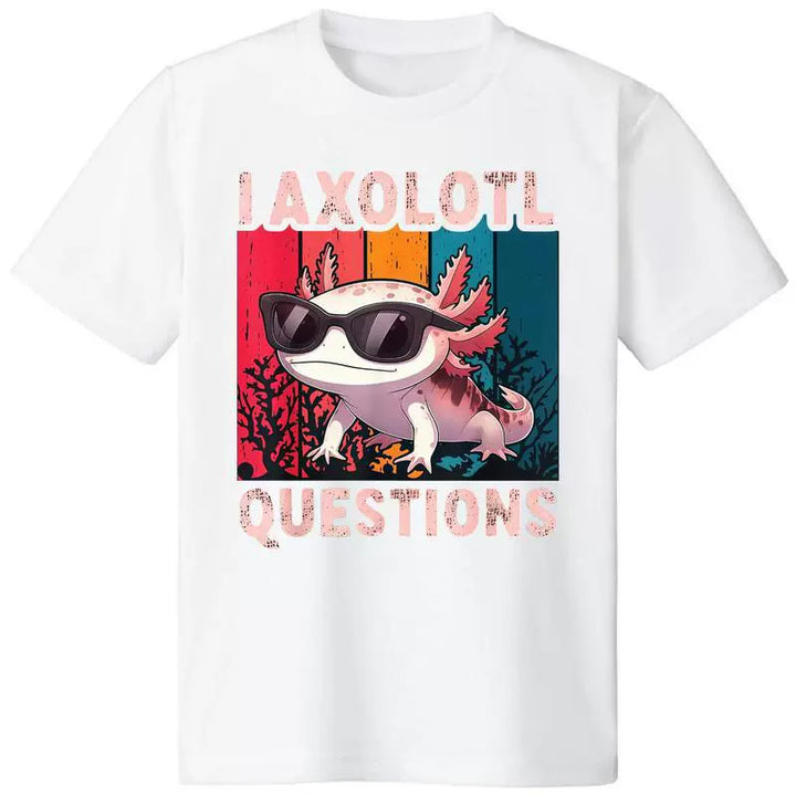 I Axolotl Questions Vintage Graphic T-Shirt