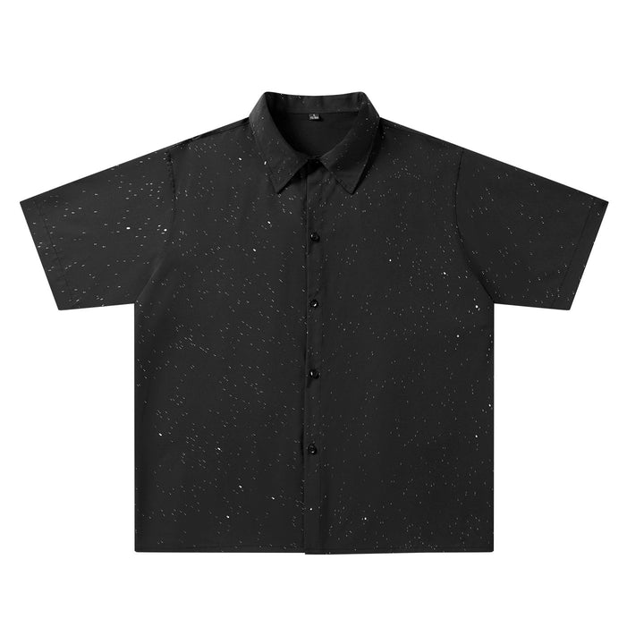 Men’s All-Over Star Print Short Sleeve Shirt