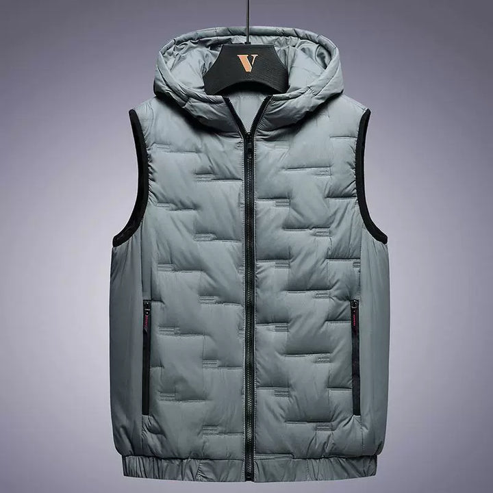 Quilted Hooded Insulated Vest