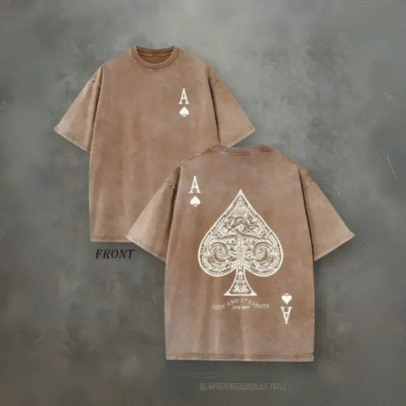 Ace of Spades Vintage Washed T-Shirt