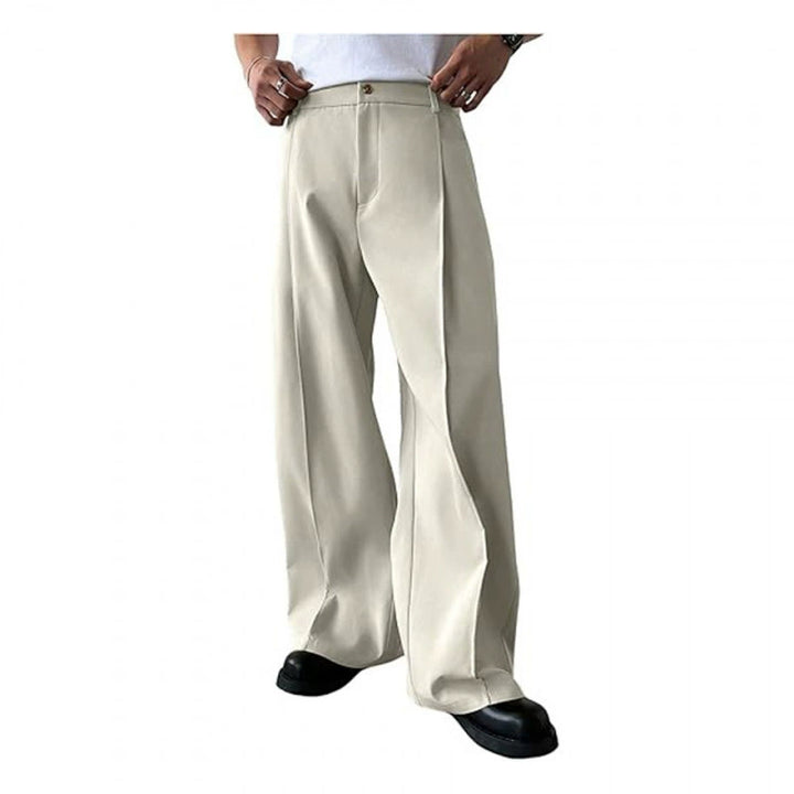 Men’s Wide Leg Dress Trousers