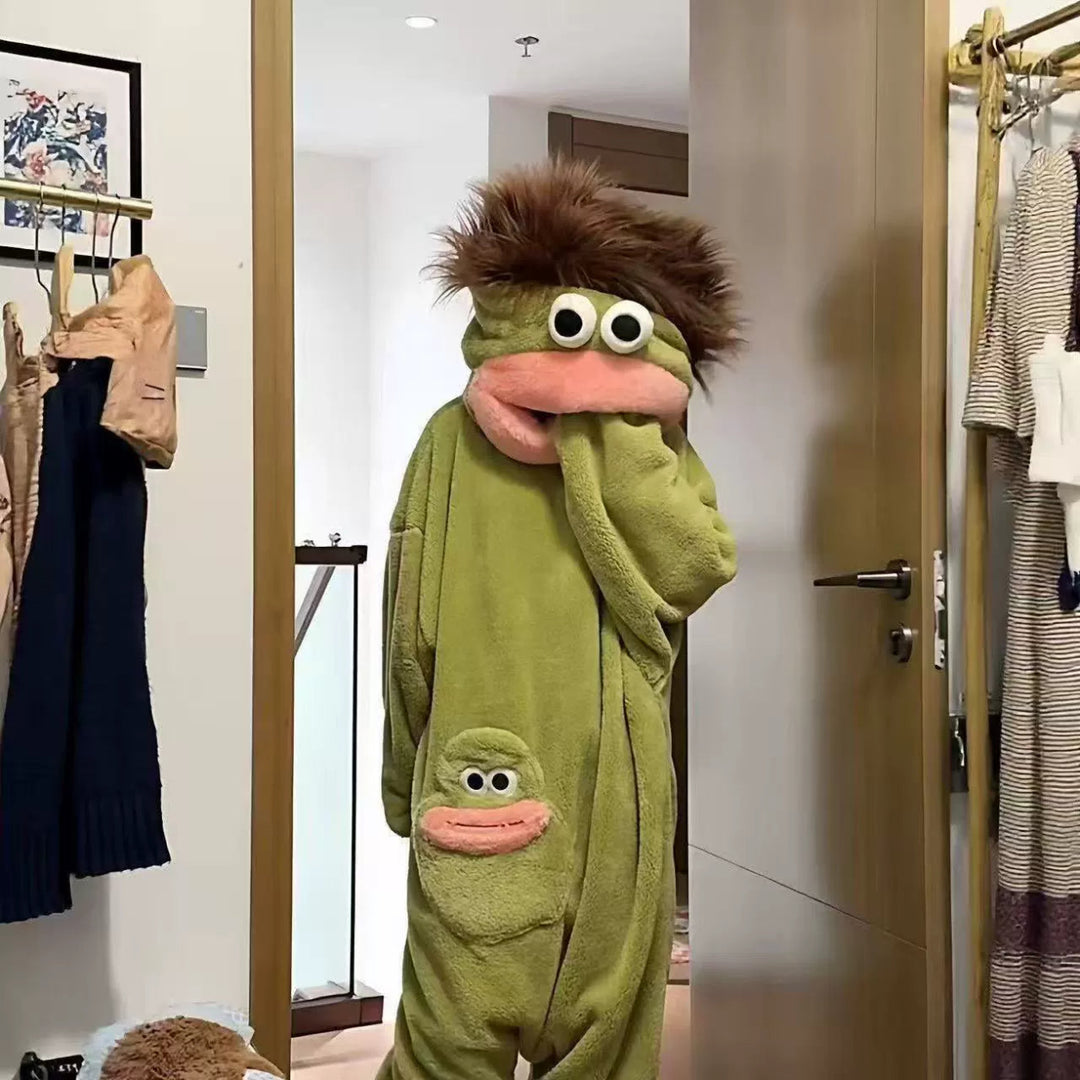 Funny Fuzzy Monster Pajama Set