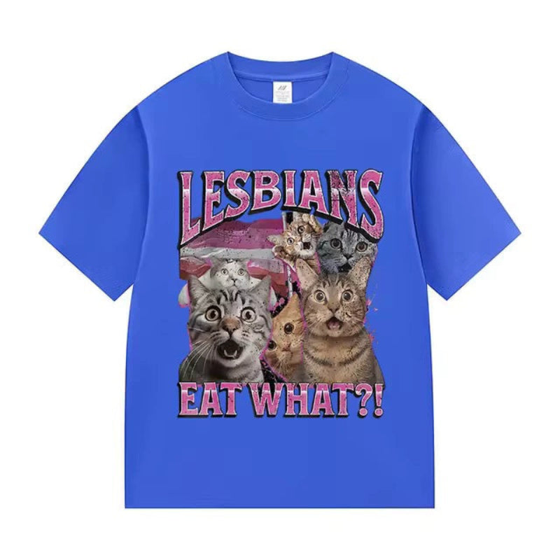 Funny Cat Graphic T-Shirt