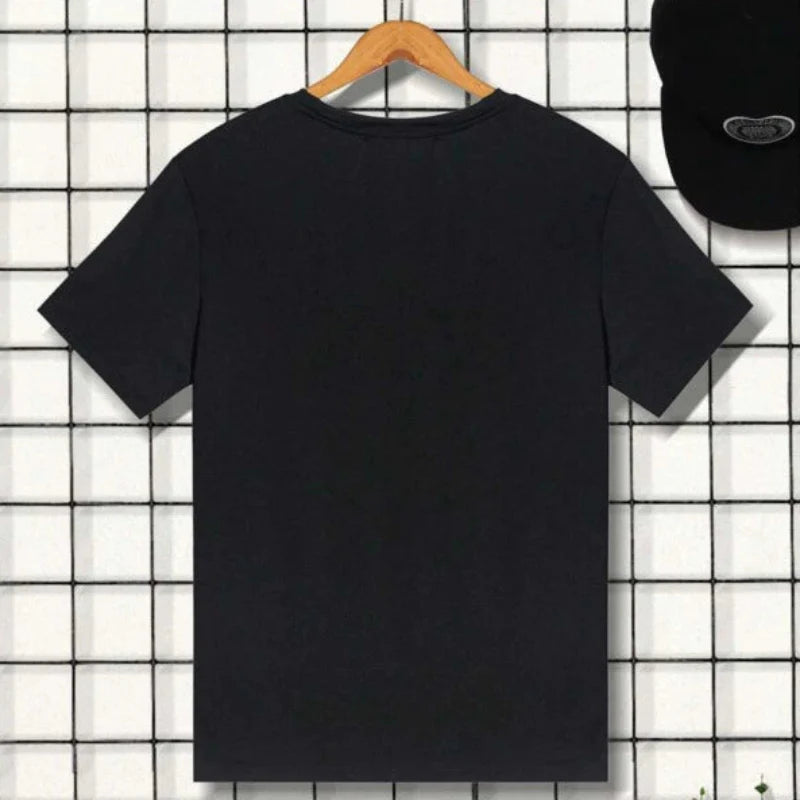 T-shirt with a funny road sign print