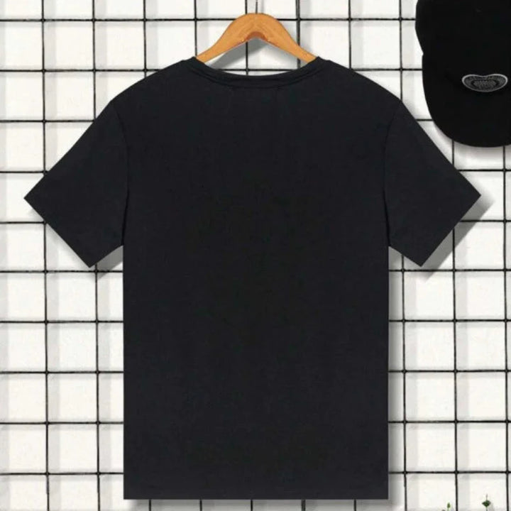 T-shirt with a funny road sign print