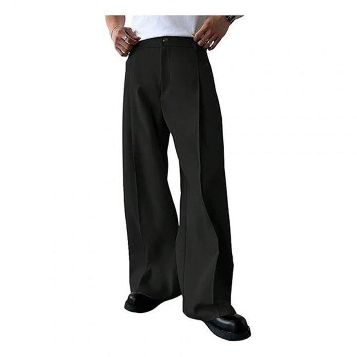 Men’s Wide Leg Dress Trousers