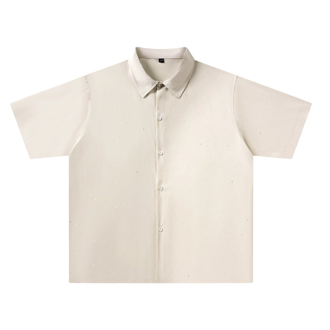 Men’s All-Over Star Print Short Sleeve Shirt