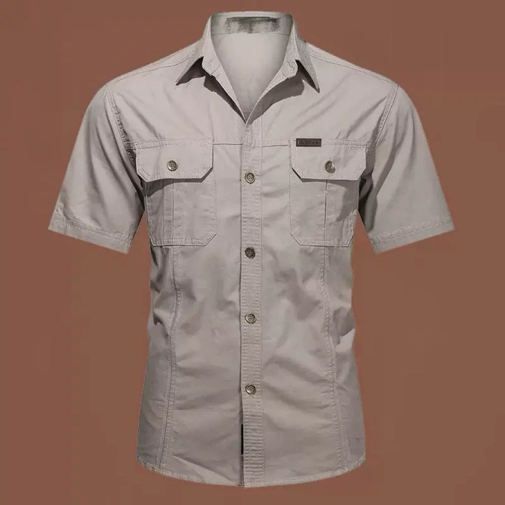 Men’s Casual Utility Pocket Shirt