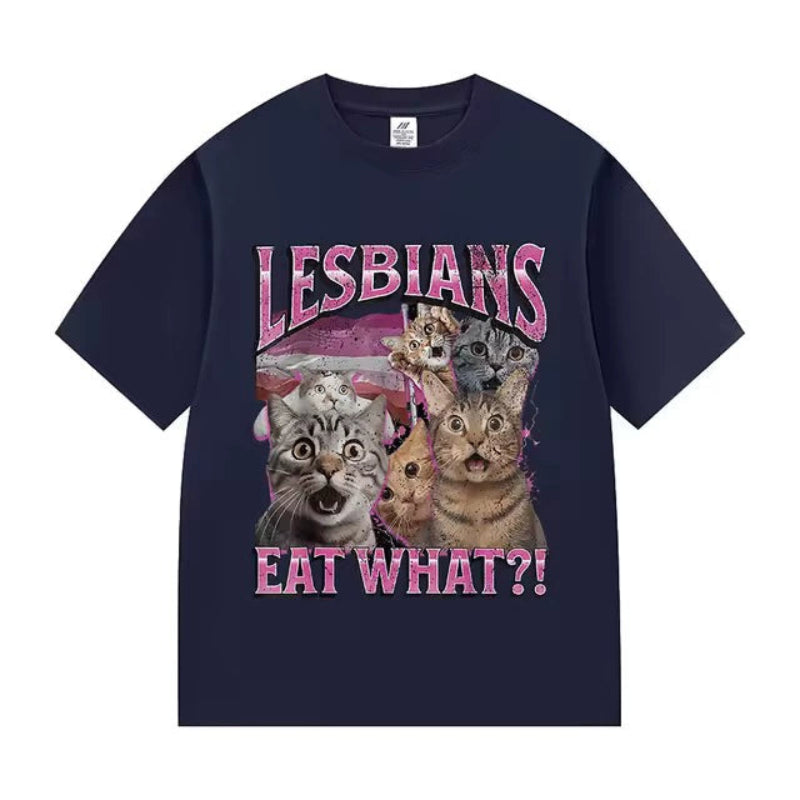 Funny Cat Graphic T-Shirt
