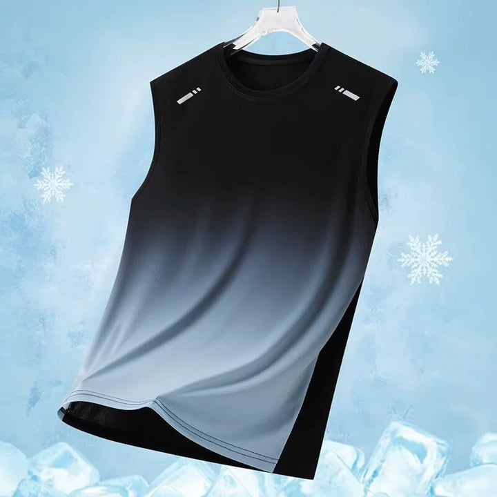 Gradient Quick-Dry Sleeveless Training Tank Top