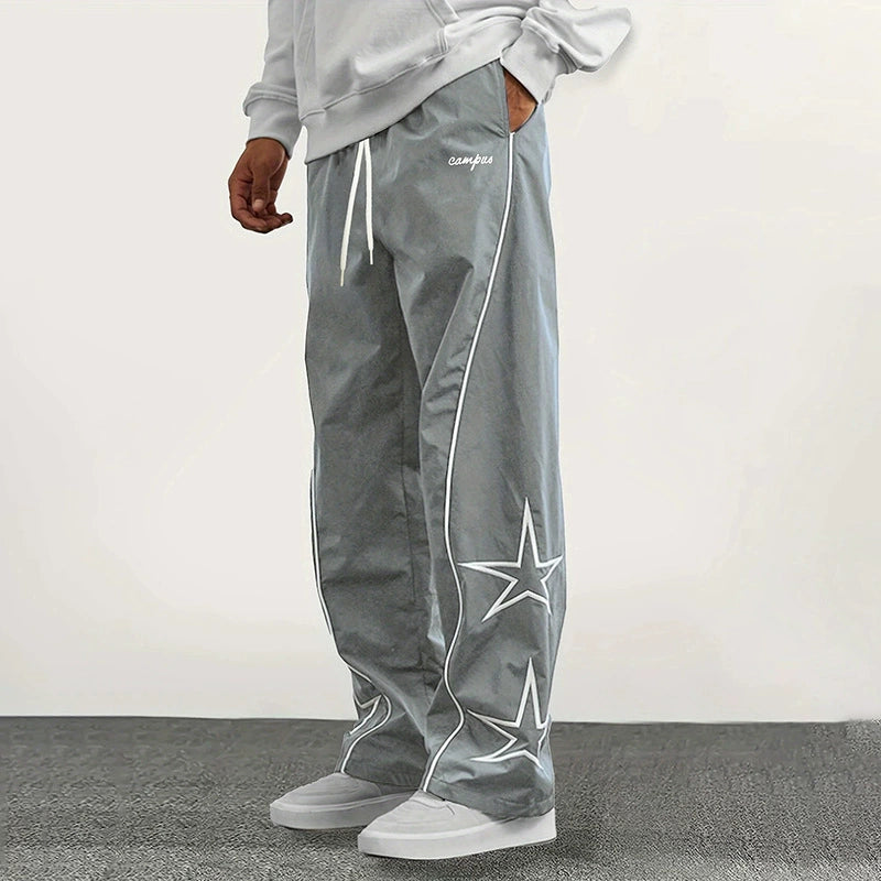 Reflective Star Track Pants