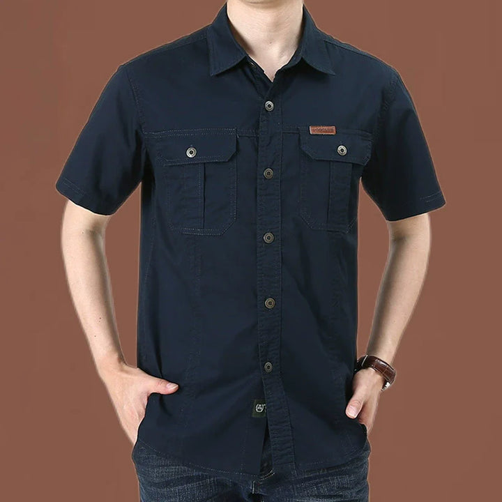 Men’s Casual Utility Pocket Shirt