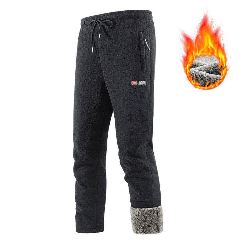 Fleece-Lined Drawstring Pants