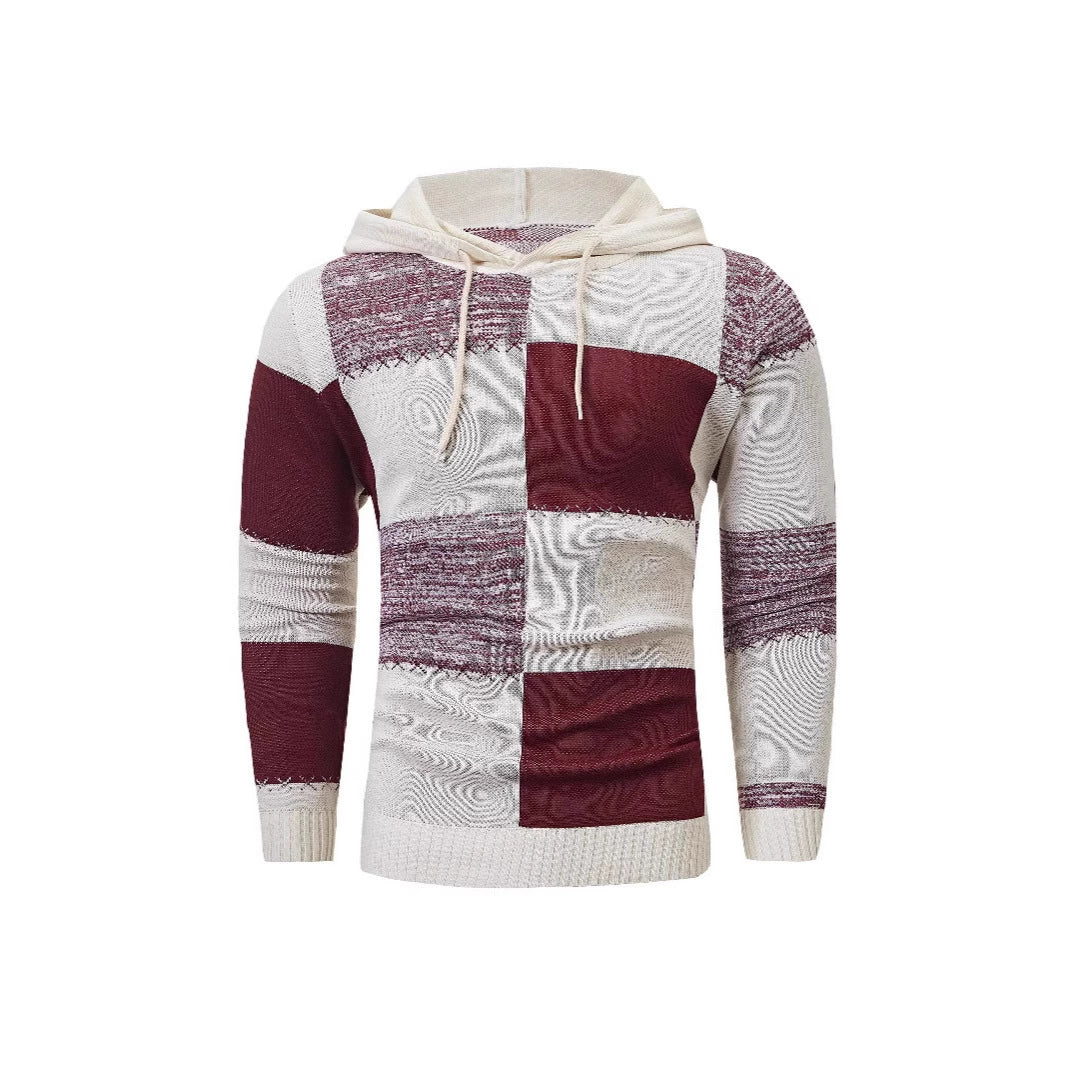 Checkerboard Patchwork Hoodie