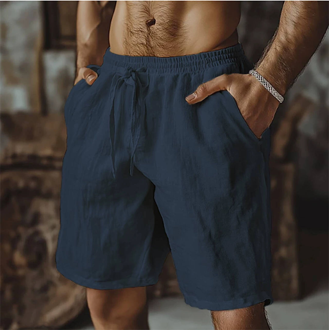 Linen Blend Summer Shorts