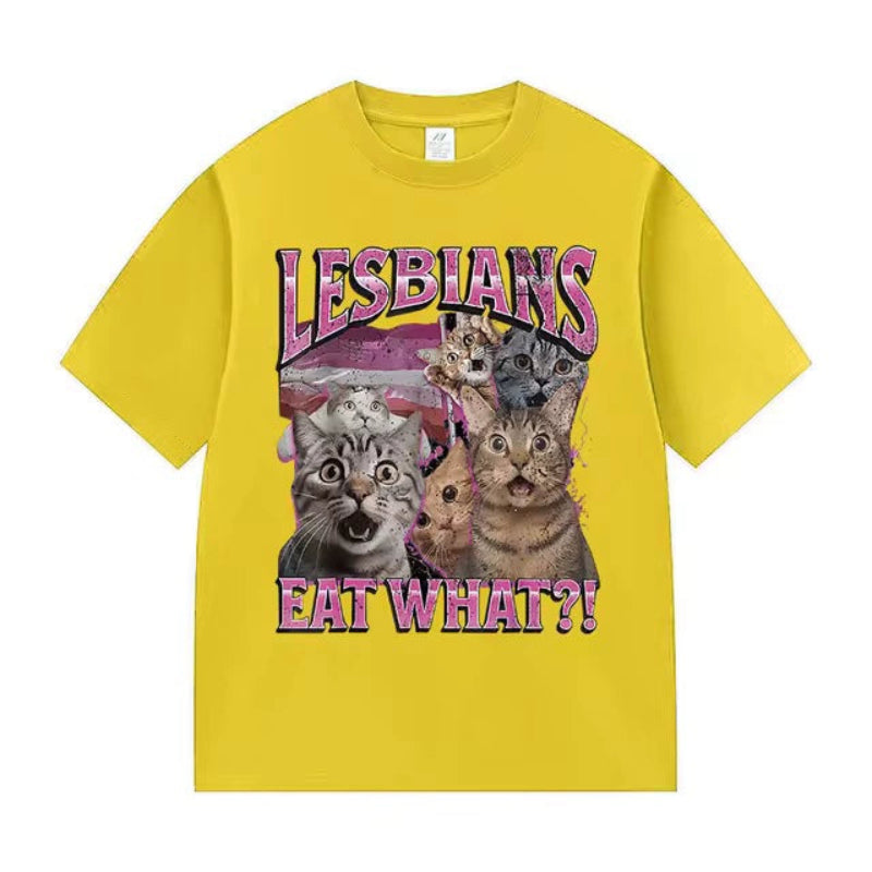 Funny Cat Graphic T-Shirt