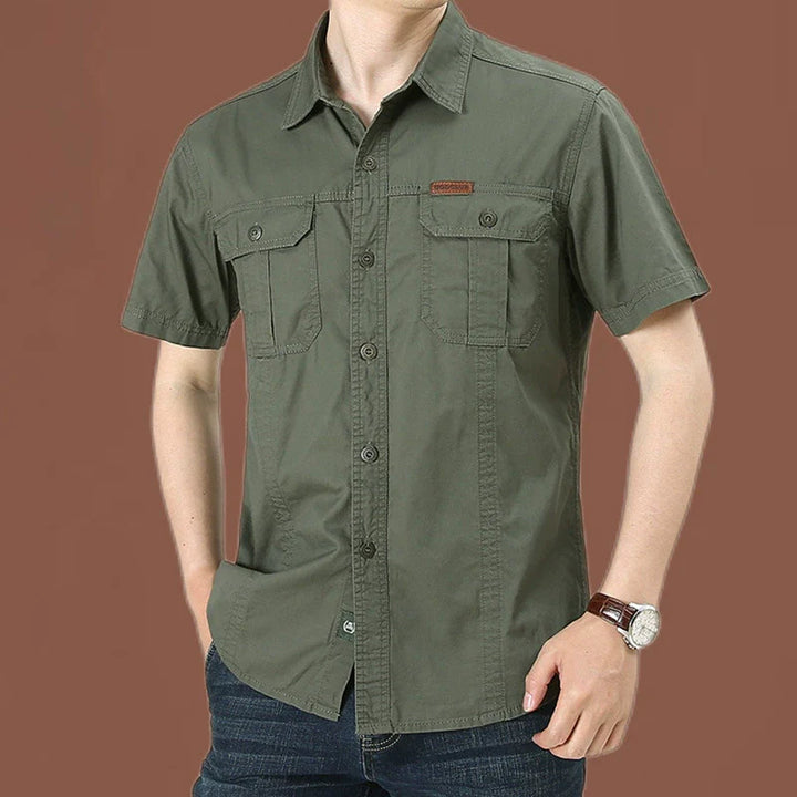 Men’s Casual Utility Pocket Shirt