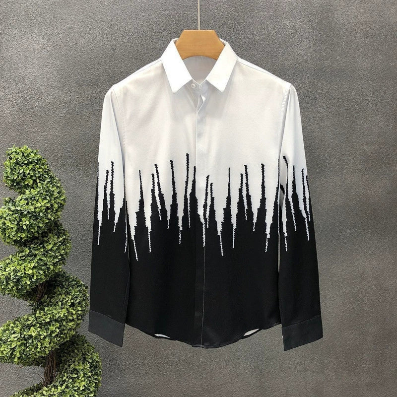 Black &amp; White Contrast Shirt