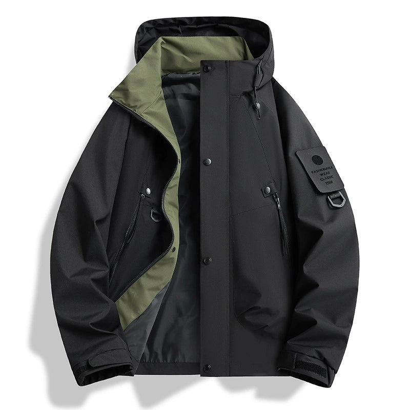 Hooded Utility Shell Jacket