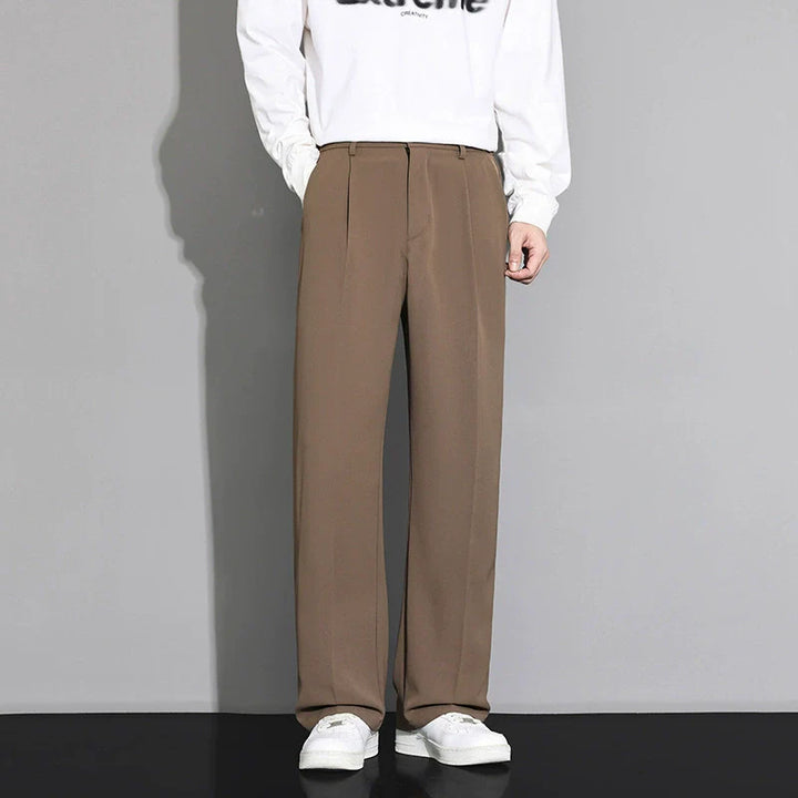 Men’s Elegant Pleated Dress Pant