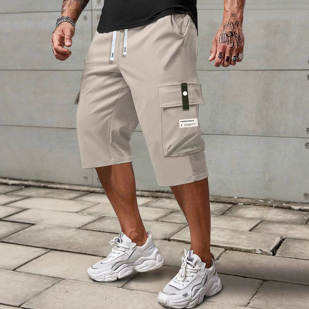 Men’s Summer Straight-Fit Cargo Shorts