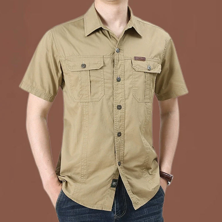 Men’s Casual Utility Pocket Shirt