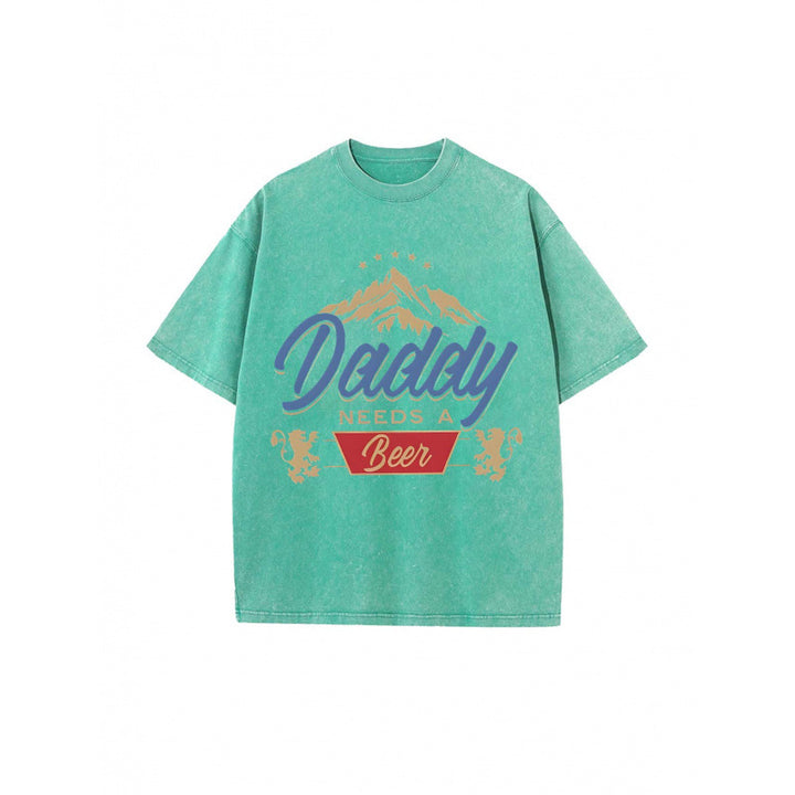 Casual Retro Printed Short-Sleeve Tee