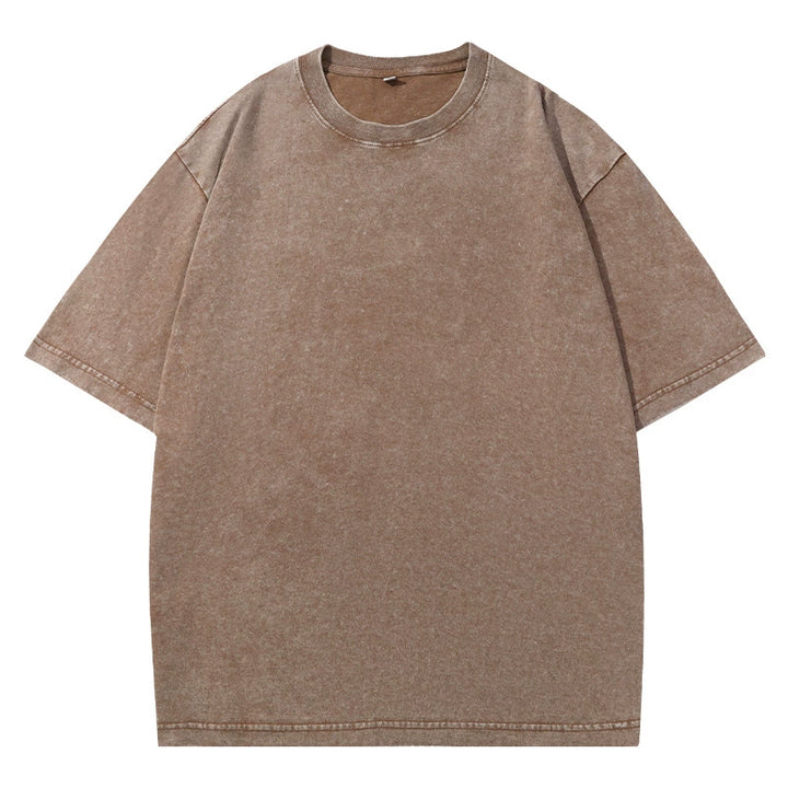 Vintage Washed Solid T-Shirt