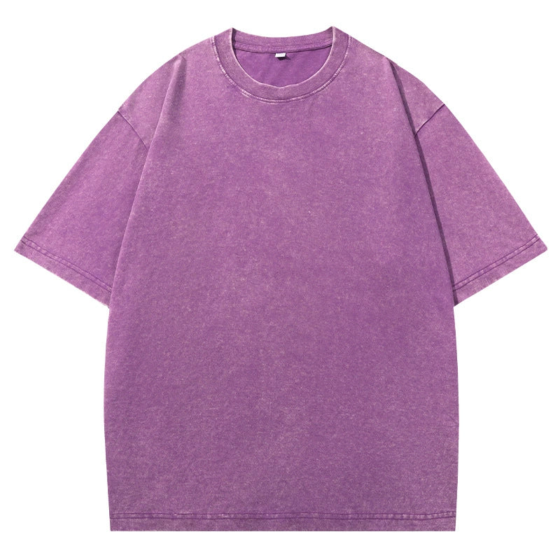 Vintage Washed Solid T-Shirt