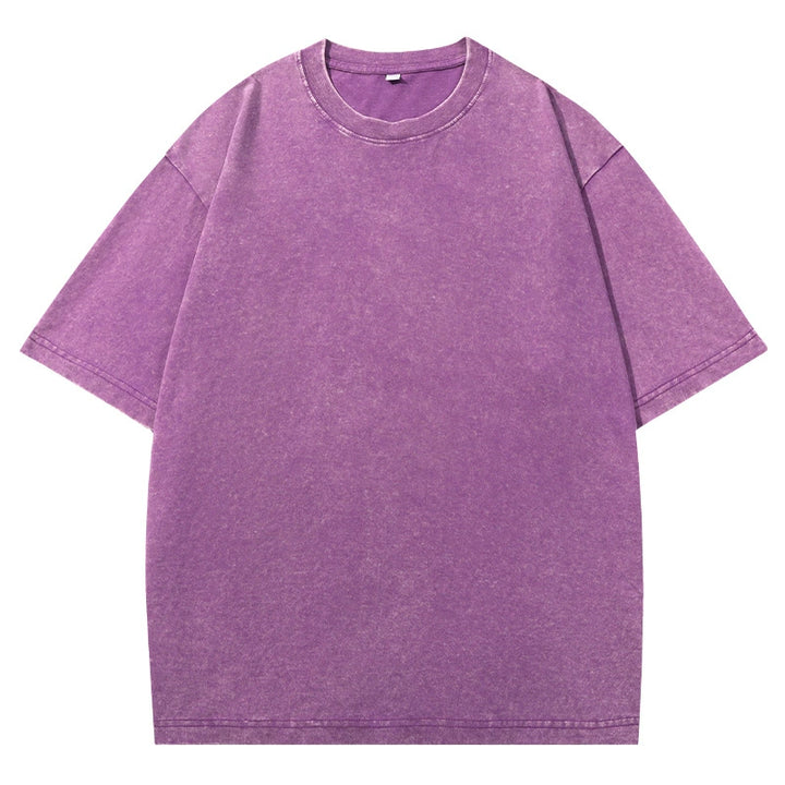 Vintage Washed Solid T-Shirt