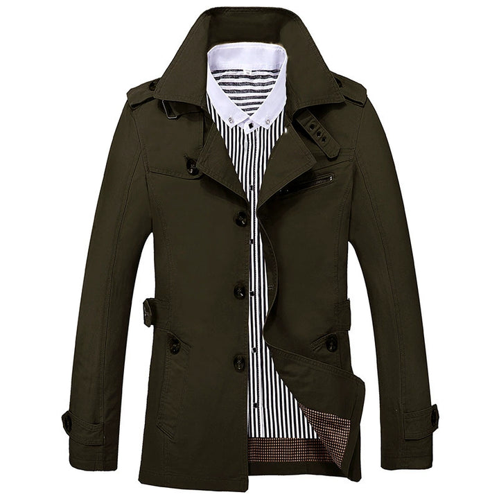 Military-Inspired Trench Coat