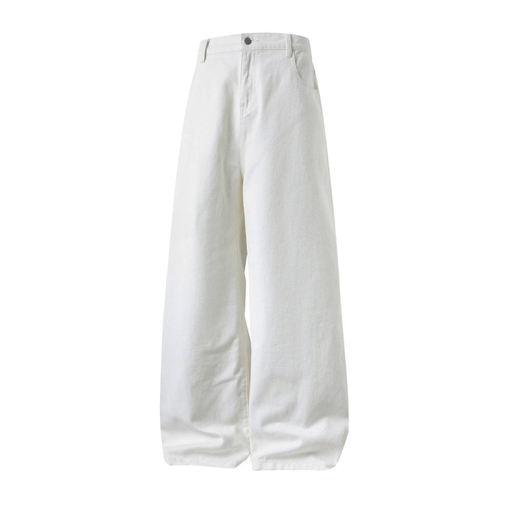 Vintage Curved-Leg Barrel Jeans